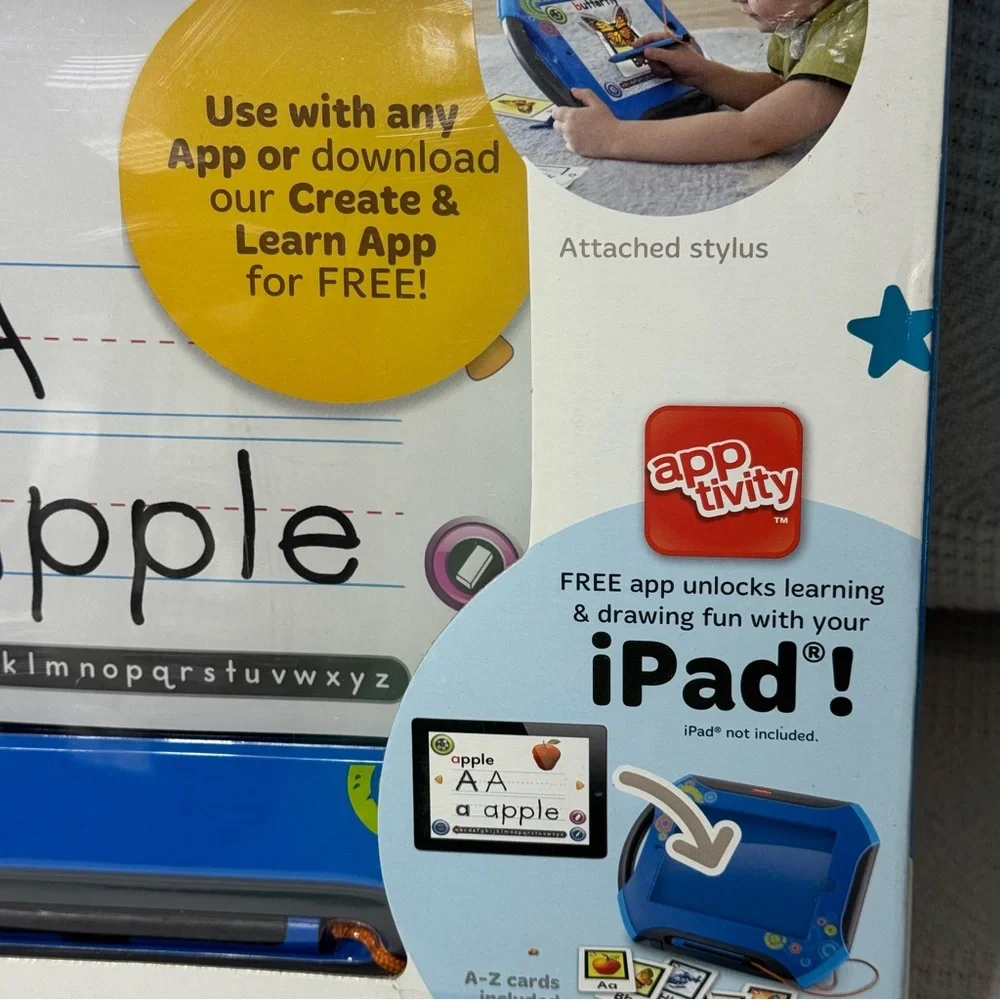New Fisher-Price Blue Tablet Laugh N Learn Apptivity Case‎